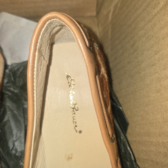 Eddie Bauer Giraffe Print Pony Hair/Leather Loafer - Picture 8 of 12